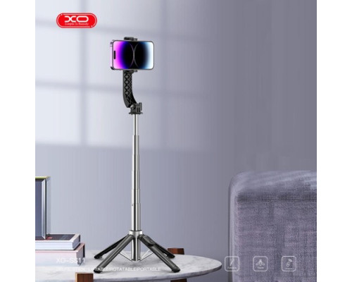 Монопод XO SS11 Four Legged Reinforced Stand Bluetooth Selfie Stick 100CM Чорний mag-692068084611518564