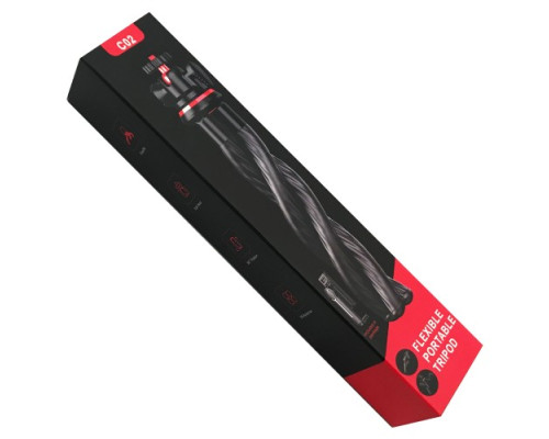 Трипод гибкий PRO Series С02 Black mag-200000157616857135