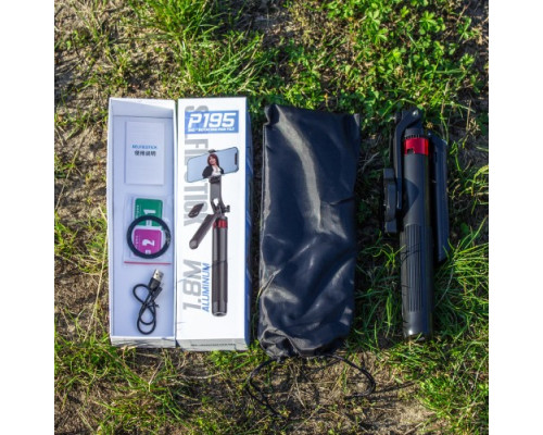 Монопод-трипод PRO Series P195 MagSafe (2в1) AL 1,8м. BLUETOOTH Пульт ДУ mag-2000001620410141230