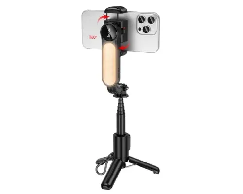Багатофункціональний штатив HOCO K90 Feliz single-axis live broadcast holder Black mag-6942007673204153721