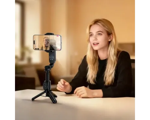 Багатофункціональний штатив HOCO K90 Feliz single-axis live broadcast holder Black mag-6942007673204153721