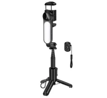 Багатофункціональний штатив HOCO K90 Feliz single-axis live broadcast holder Black mag-6942007673204153721