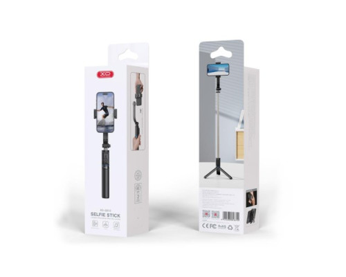 Монопод XO SS13 Bluetooth Selfie Stick for Tripods 106см Чорний mag-6920680846610140362