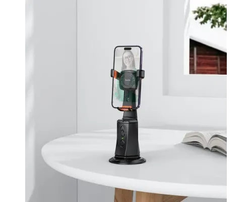 Стабілізатор із трекером руху HOCO K26 Smart camera gimbal black mag-6942007652605144453