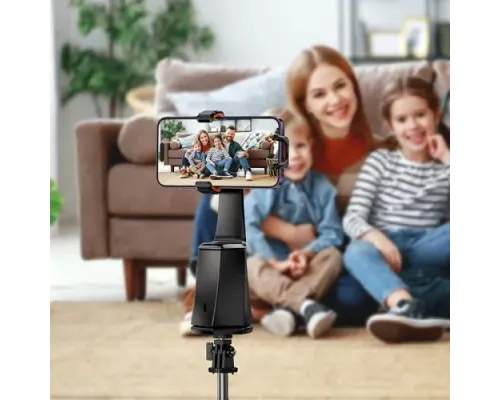 Стабілізатор із трекером руху HOCO K26 Smart camera gimbal black mag-6942007652605144453