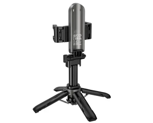 Селфі-палиця трипод HOCO K27 Magic portable mini live broadcast stand Black mag-6942007654067144373