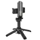 Селфі-палиця трипод HOCO K27 Magic portable mini live broadcast stand Black mag-6942007654067144373