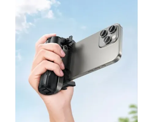 Селфі-палиця трипод HOCO K27 Magic portable mini live broadcast stand Black mag-6942007654067144373