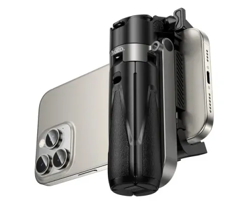 Селфі-палиця трипод HOCO K27 Magic portable mini live broadcast stand Black mag-6942007654067144373