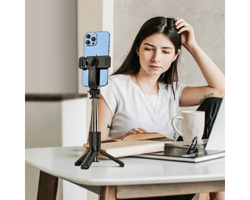 Селфі-палиця трипод HOCO K17 Figure mini live broadcast stand 0,75m Black mag-6931474762450141549