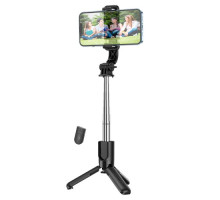 Селфі-палиця трипод HOCO K17 Figure mini live broadcast stand 0,75m Black mag-6931474762450141549