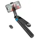 Селфі-палиця трипод HOCO K22 Handy aluminum alloy anti-shake live broadcast holder Black mag-6942007623506145273