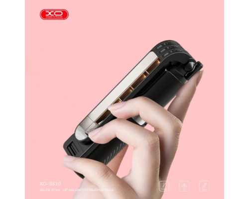 Монопод XO SS10 Mini Tripod Stand Bluetooth Selfie Stick 80CM (with Mirror) Чорний mag-6920680846108143097