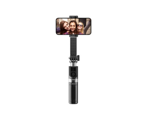 Монопод XO SS10 Mini Tripod Stand Bluetooth Selfie Stick 80CM (with Mirror) Чорний mag-6920680846108143097