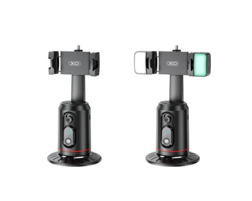 Монопод XO SS16 facial tracking automatic AI Bluetooth tracking selfie stick Чорний mag-6920680858057140400