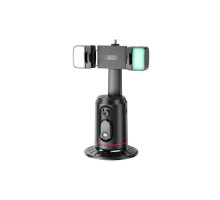 Монопод XO SS16 facial tracking automatic AI Bluetooth tracking selfie stick Чорний mag-6920680858057140400