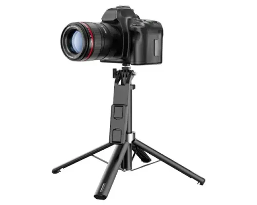 Селфі-палиця трипод HOCO K21 Stream aluminum alloy live broadcast holder Black mag-6942007609975144362