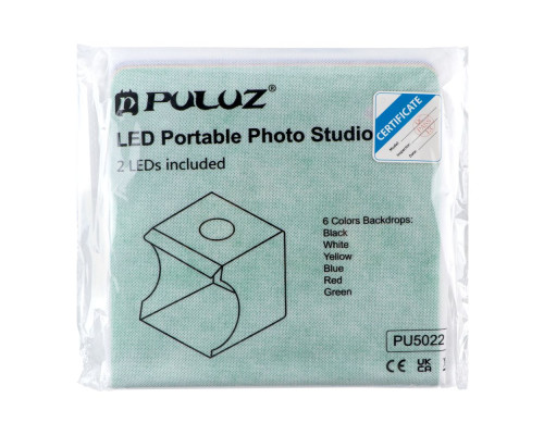 Лайтбокс Puluz PU5022 20 см 2 Лампи 6 Фонів ma33858