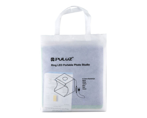 Лайтбокс Puluz PU5030 30 см Кільц Лампа 6 Фонів ma33859