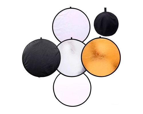 Відбивач Ручний Круглий Puluz PU5111 60 см 5 Кольорів ma33868