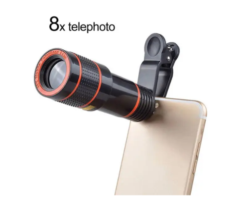 Об'єктив Для Мобільного Телефону Zoom 8х (Лінзи Скло) Колір Чорний 2020000442950 ma35168_3345227