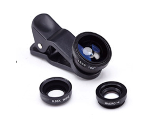 Об'єктив-Лінза Для Телефону Риб'яче Око 3 in1 Колір Чорно-сірий 2020000442912 ma35171_3611589