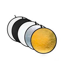 Відбивач Ручний Круглий Puluz PU5112 80 см 5 Кольорів ma33869