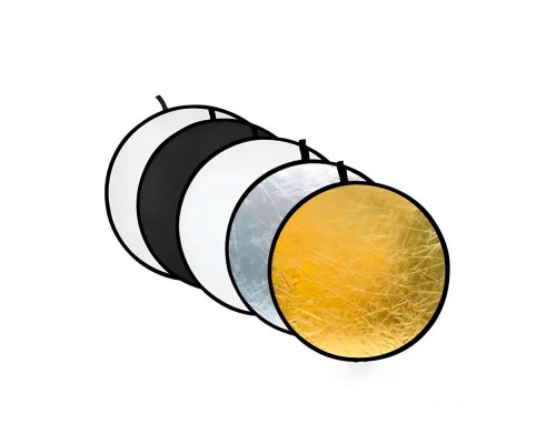 Відбивач Ручний Круглий Puluz PU5112 80 см 5 Кольорів ma33869