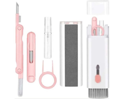 Набор для чистки гаджетов 7 IN1 Pink mag-200000149326718305