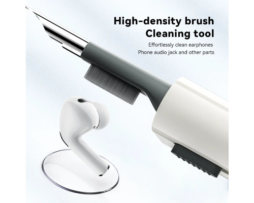 Набір для очистки девайсів ESSAGER 5 in 1 cleaning brush White and Grey (EQJ05-QF02)