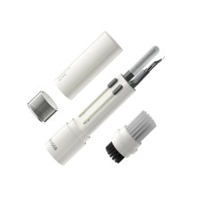 Набір для очистки девайсів ESSAGER 5 in 1 cleaning brush White and Grey (EQJ05-QF02)