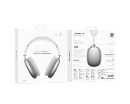 Навушники бездротові BOROFONE BO35 Adorable BT headphones темно сірий mag-6941991121203146050
