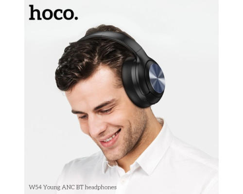 Навушники накладні HOCO W54 Young ANC BT headphones Чорні mag-6942007628372137250