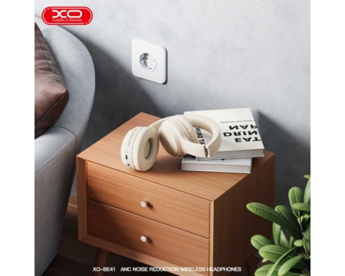Навушники накладні XO BE41 Star Mist ANC Noise Reduction Folding Bluetooth Headphones Білі mag-692068085179919104