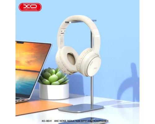 Навушники накладні XO BE41 Star Mist ANC Noise Reduction Folding Bluetooth Headphones Білі mag-692068085179919104