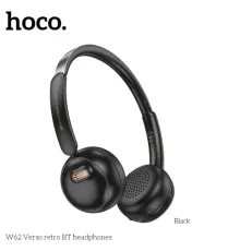 Навушники накладні HOCO W62 Verso retro BT headphones Black mag-6942007648127144426