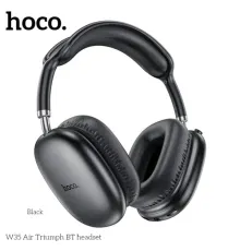 Навушники накладні HOCO W35 Air Triumph BT headset Black mag-6942007616331145049