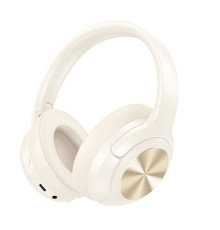 Навушники накладні HOCO W54 Young ANC BT headphones Молочно білі mag-6942007628389137355
