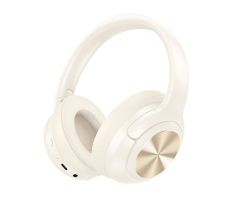 Навушники накладні HOCO W54 Young ANC BT headphones Молочно білі mag-6942007628389137355