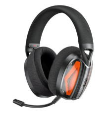 Навушники накладні XO BE46 2.4G Gaming Headset (with Type-C+USB 2-in-1 Adapter) Чорно-поморанчеві mag-6920680858798141110