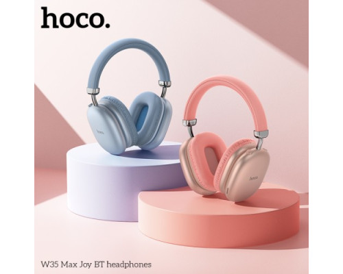 Навушники накладні HOCO W35 Max Joy BT5.3/90hours Sky Blue mag-6942007625616141565