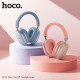 Навушники накладні HOCO W35 Max Joy BT5.3/90hours Sky Blue mag-6942007625616141565