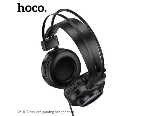 Навушники накладні HOCO W110 Resource gaming headphones Black mag-6942007634281154063