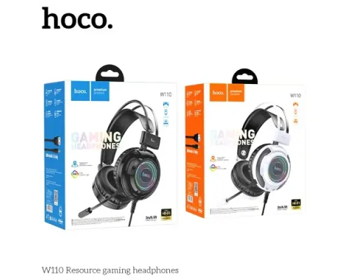 Навушники накладні HOCO W110 Resource gaming headphones Black mag-6942007634281154063