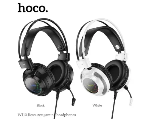 Навушники накладні HOCO W110 Resource gaming headphones Black mag-6942007634281154063
