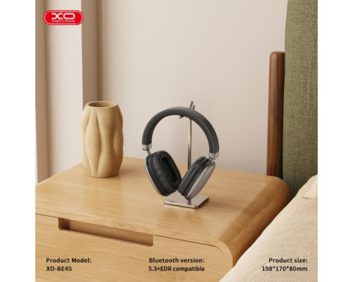 Навушники накладні XO BE45 Beiguo Headworn Bluetooth Earphones Чорні mag-692068085827960182
