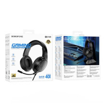 Навушники дротові BOROFONE BO109 Bountiful gaming headphones чорні mag-6941991117077139545