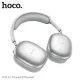 Навушники накладні HOCO W35 Air Triumph BT headset Silver mag-6942007616348145496