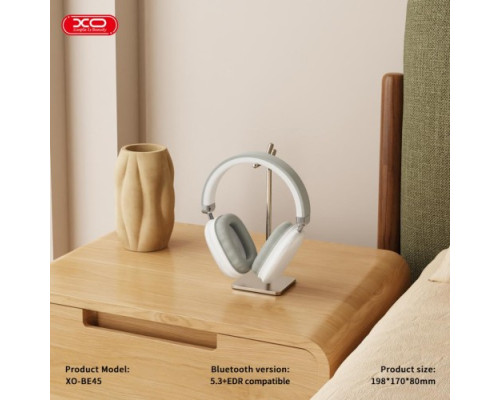 Навушники накладні XO BE45 Beiguo Headworn Bluetooth Earphones Срібні mag-692068085828660183