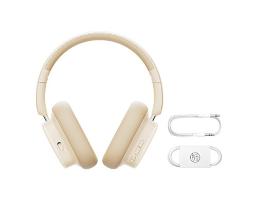 Навушники Baseus Bowie H1i Noise-Cancellation Wireless Headphones Stellar White A00050402223-00 mag-6932172631727135299